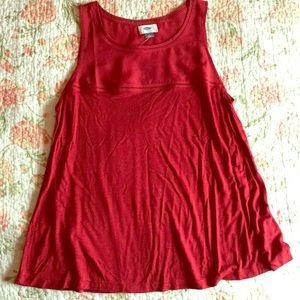 Old navy red sleeveless top